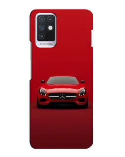 Чехол для Infinix Note 10 с картинкой «Красный Mercedes AMG»