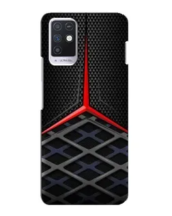 Чехол для Infinix Note 10 с картинкой «Mercedes Carbon Grid»