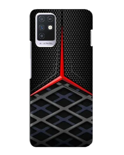 Чехол для Infinix Note 10 с картинкой «Mercedes Carbon Grid»