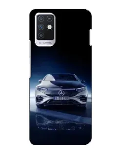 Чехол для Infinix Note 10 с картинкой «Ночной Mercedes EQ»