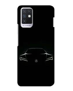 Чехол для Infinix Note 10 с картинкой «Mercedes — силуэт авто» Чехол для Infinix Note 10 с картинкой «Mercedes — силуэт авто»
