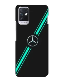 Чехол для Infinix Note 10 с картинкой «Спортивные линии Mercedes» Чехол для Infinix Note 10 с картинкой «Спортивные линии Mercedes»