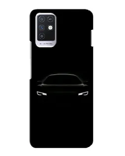 Чохол для Infinix Note 10 з картинкою «Погляд Audi у темряві» Чохол для Infinix Note 10 з картинкою «Погляд Audi у темряві»
