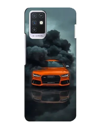 Чехол для Infinix Note 10 с картинкой «Audi в облаках дыма» Чехол для Infinix Note 10 с картинкой «Audi в облаках дыма»