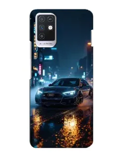 Чохол для Infinix Note 10 з картинкою «Нічне місто та Audi» Чохол для Infinix Note 10 з картинкою «Нічне місто та Audi»