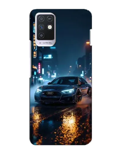 Чехол для Infinix Note 10 с картинкой «Ночной город и Audi» Чехол для Infinix Note 10 с картинкой «Ночной город и Audi»