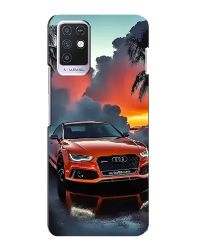 Чехол для Infinix Note 10 с картинкой «Audi — закат» Чехол для Infinix Note 10 с картинкой «Audi — закат»