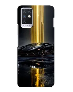 Чохол для Infinix Note 10 з картинкою «Нічний Lamborghini драйв»
