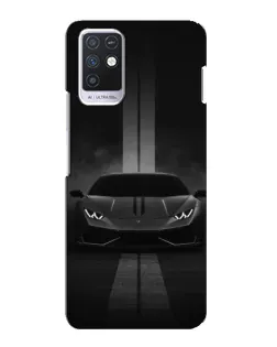 Чохол для Infinix Note 10 з картинкою «Lamborghini симетрія доріг»