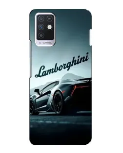 Чохол для Infinix Note 10 з картинкою «Класичний Lamborghini надпис»