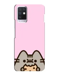 Чохол для Infinix Note 10 з картинкою «Pusheen та печиво» Чохол для Infinix Note 10 з картинкою «Pusheen та печиво»
