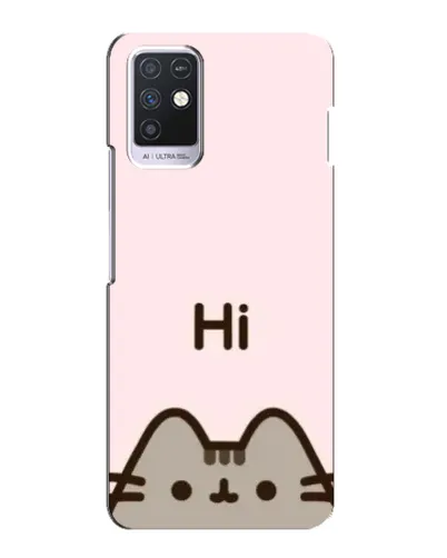 Чохол для Infinix Note 10 з картинкою «Пушин каже Hi» Чохол для Infinix Note 10 з картинкою «Пушин каже Hi»
