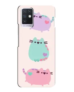 Чохол для Infinix Note 10 з картинкою «Pusheen тріо» Чохол для Infinix Note 10 з картинкою «Pusheen тріо»