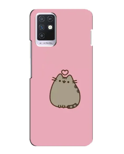 Чохол для Infinix Note 10 з картинкою «Pusheen серце» Чохол для Infinix Note 10 з картинкою «Pusheen серце»