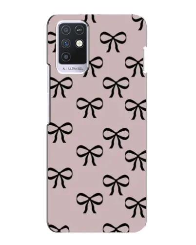 Чохол для Infinix Note 10 з картинкою «Чорні бантики» Чохол для Infinix Note 10 з картинкою «Чорні бантики»
