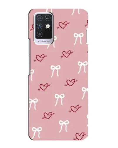 Чохол для Infinix Note 10 з картинкою «Серця та банти» Чохол для Infinix Note 10 з картинкою «Серця та банти»