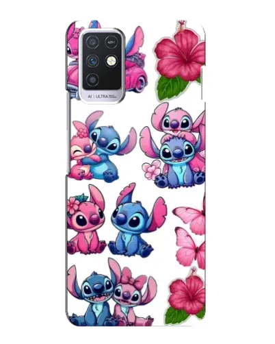Чохол для Infinix Note 10 з картинкою «Стікери Stitch та Angel» Чохол для Infinix Note 10 з картинкою «Стікери Stitch та Angel»