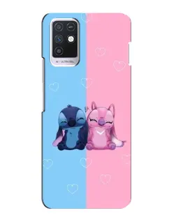 Чохол для Infinix Note 10 з картинкою «Stitch та Angel Love» Чохол для Infinix Note 10 з картинкою «Stitch та Angel Love»
