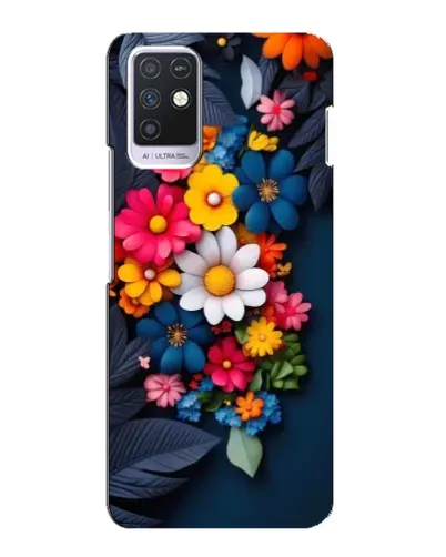Чохол для Infinix Note 10 з картинкою «Квіткова феєрія»
