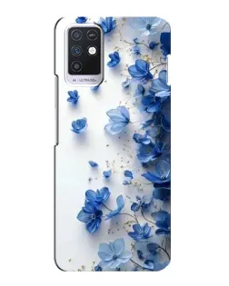 Чохол для Infinix Note 10 з картинкою «Блакитний квітковий каскад» Чохол для Infinix Note 10 з картинкою «Блакитний квітковий каскад»