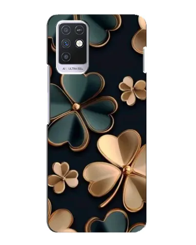 Чохол для Infinix Note 10 з картинкою «Конюшина в золоті»