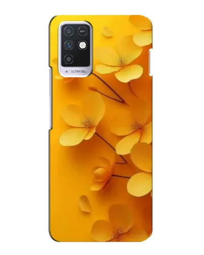 Чохол для Infinix Note 10 з картинкою «Золоті пелюстки»