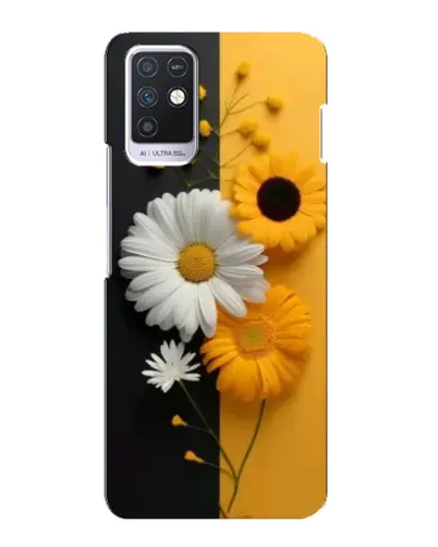 Чохол для Infinix Note 10 з картинкою «Соняшник та ромашка»