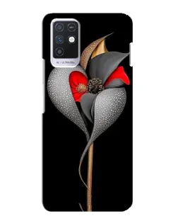 Чохол для Infinix Note 10 з картинкою «Срібна фантазійна квітка» Чохол для Infinix Note 10 з картинкою «Срібна фантазійна квітка»