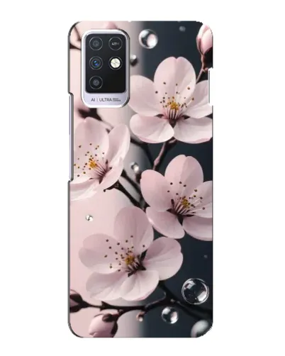 Чехол для Infinix Note 10 с картинкой «Нежная сакура и капли» Чехол для Infinix Note 10 с картинкой «Нежная сакура и капли»