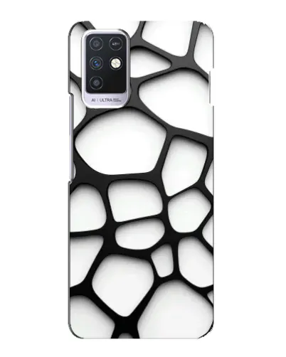 Чехол для Infinix Note 10 с картинкой «Белая объемная сетка» Чехол для Infinix Note 10 с картинкой «Белая объемная сетка»