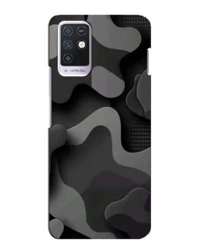 Чехол для Infinix Note 10 с картинкой «Темный абстрактный камуфляж» Чехол для Infinix Note 10 с картинкой «Темный абстрактный камуфляж»