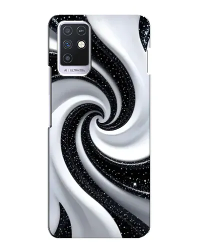 Чехол для Infinix Note 10 с картинкой «Черно-белая спираль» Чехол для Infinix Note 10 с картинкой «Черно-белая спираль»