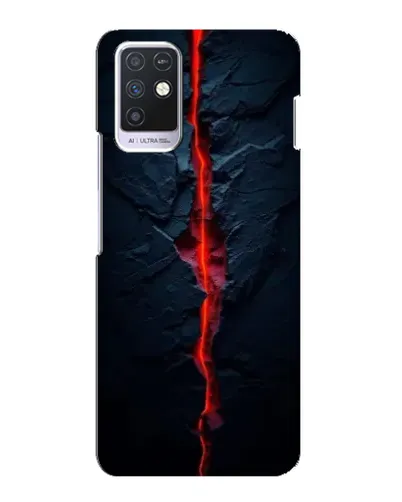 Чехол для Infinix Note 10 с картинкой «Kрасная лавовая трещина» Чехол для Infinix Note 10 с картинкой «Kрасная лавовая трещина»