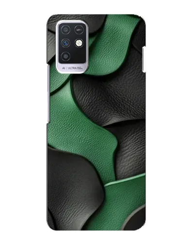 Чехол для Infinix Note 10 с картинкой «Зеленые кожаные волны» Чехол для Infinix Note 10 с картинкой «Зеленые кожаные волны»