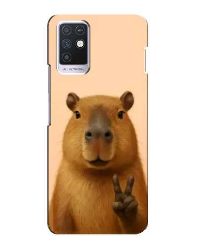 Чохол для Infinix Note 10 з картинкою «Капібара вікторія» Чохол для Infinix Note 10 з картинкою «Капібара вікторія»