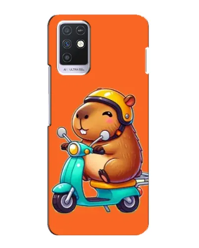 Чохол для Infinix Note 10 з картинкою «Капібара на скутері» Чохол для Infinix Note 10 з картинкою «Капібара на скутері»