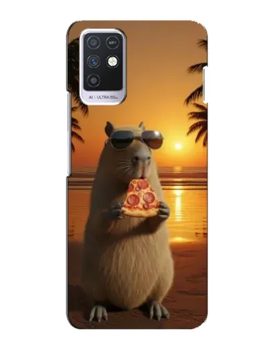 Чохол для Infinix Note 10 з картинкою «Капібара з піцою» Чохол для Infinix Note 10 з картинкою «Капібара з піцою»