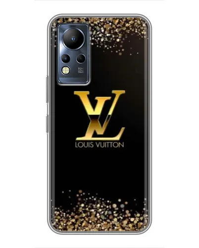 Чехол для Infinix Note 11 Pro с картинкой «LV — золотые искры»