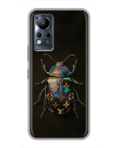 Чехол для Infinix Note 11 Pro с картинкой «LV — мраморный принт»