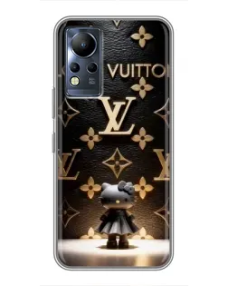 Чехол для Infinix Note 11 Pro с картинкой «Монограмма с фигурой»
