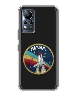 Чехол для Infinix Note 11 Pro с картинкой «NASA — эмблема миссии»