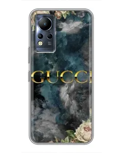 Чохол для Infinix Note 11 Pro з картинкою «Абстрактні квіти Gucci» Чохол для Infinix Note 11 Pro з картинкою «Абстрактні квіти Gucci»