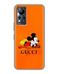 Чохол для Infinix Note 11 Pro з картинкою «Міккі Маус Gucci — помаранч» Чохол для Infinix Note 11 Pro з картинкою «Міккі Маус Gucci — помаранч»