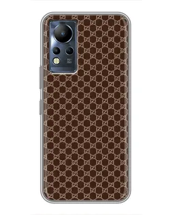 Чохол для Infinix Note 11 Pro з картинкою «Gucci — шоколадна сітка» Чохол для Infinix Note 11 Pro з картинкою «Gucci — шоколадна сітка»