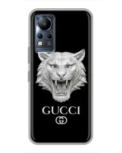 Чохол для Infinix Note 11 Pro з картинкою «Gucci — срібний лев» Чохол для Infinix Note 11 Pro з картинкою «Gucci — срібний лев»