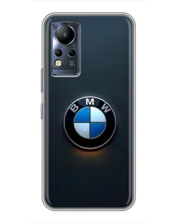Чехол для Infinix Note 11 Pro с картинкой «Логотип BMW — минимализм»
