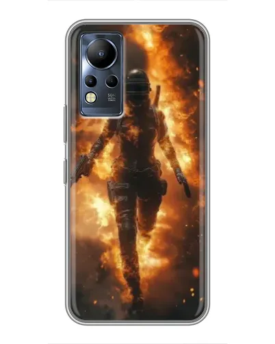 Чехол для Infinix Note 11 Pro с картинкой «BMW — скорость в дожде»
