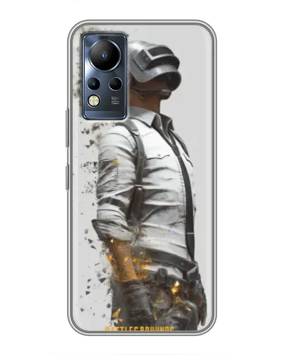 Чехол для Infinix Note 11 Pro с картинкой «PUBG — боец в пыли»