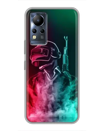 Чехол для Infinix Note 11 Pro с картинкой «PUBG — огненный воин»