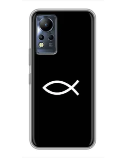 Чехол для Infinix Note 11 Pro с картинкой «Символ рыбы Jesus»